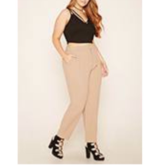 Forever 21 Pants - Forever 21 Plus Size Woven Trousers
